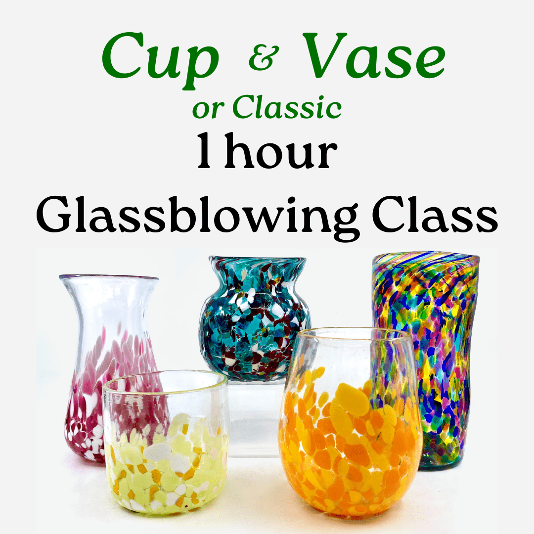 Cup or Vase Glassblowing Class Class Luke Adams Glass Blowing Studio 