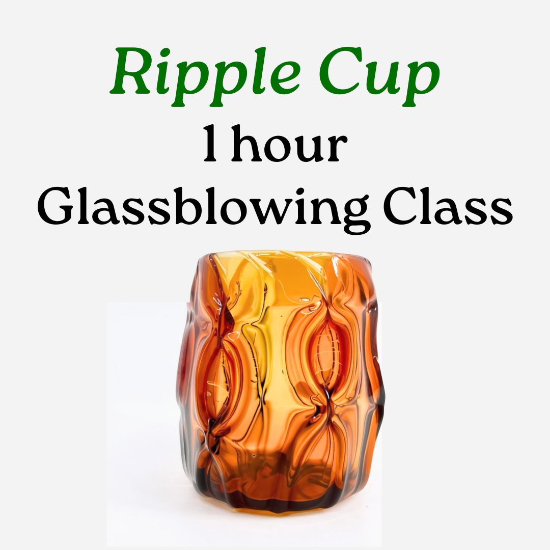 Ripple Cup 1 Hour Glassblowing Class