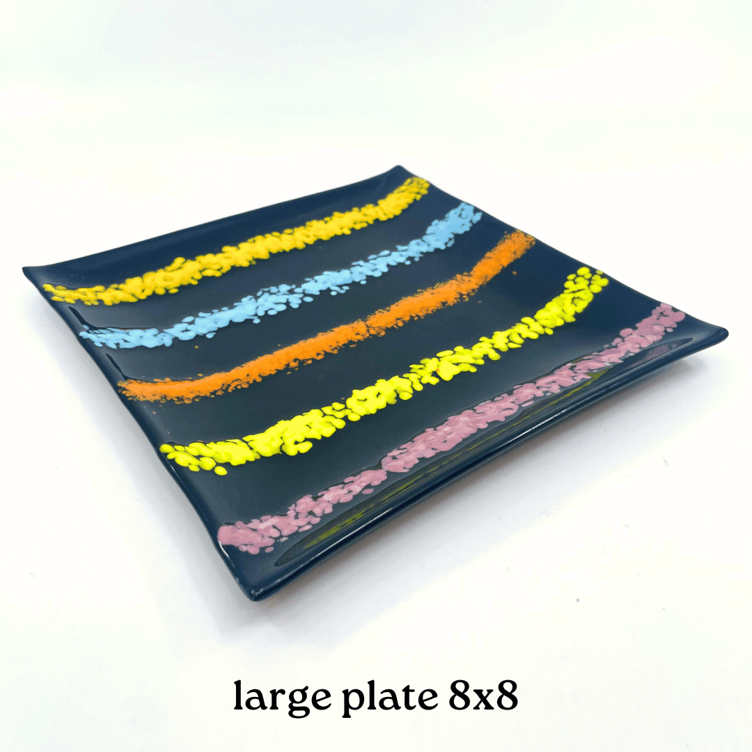 The Basics 1 hour & 2 hour Fused Glass Classes Class Luke Adams Glass Blowing Studio 