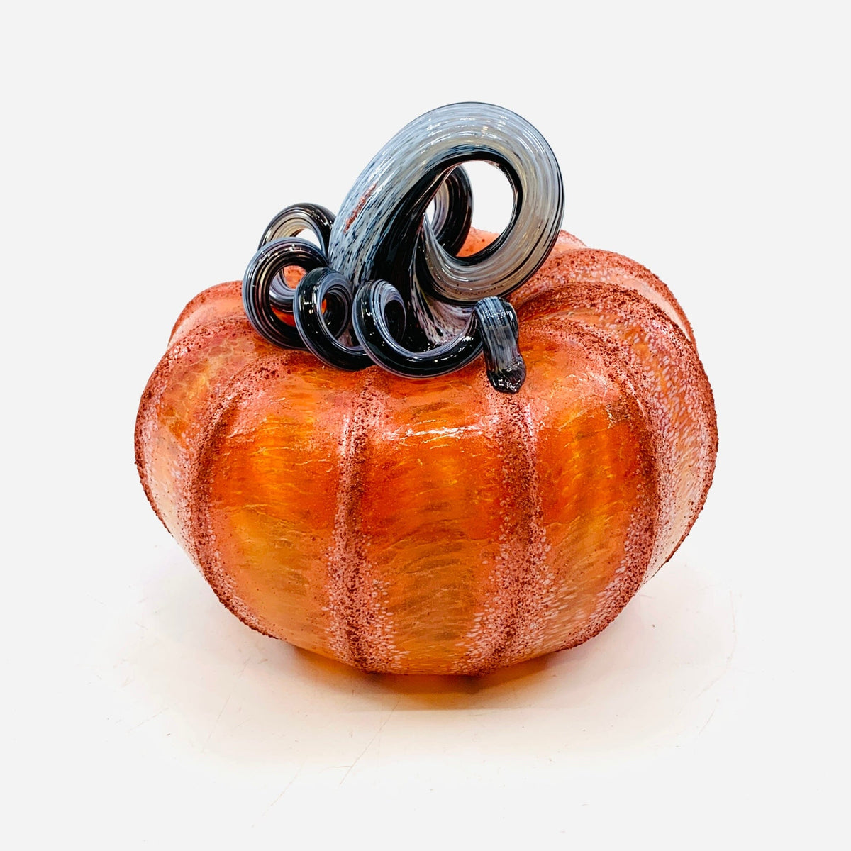 Daily Pumpkin 69 Fall Shimmer Squat Daily Pumpkin Luke Adams Glass Blowing Studio 