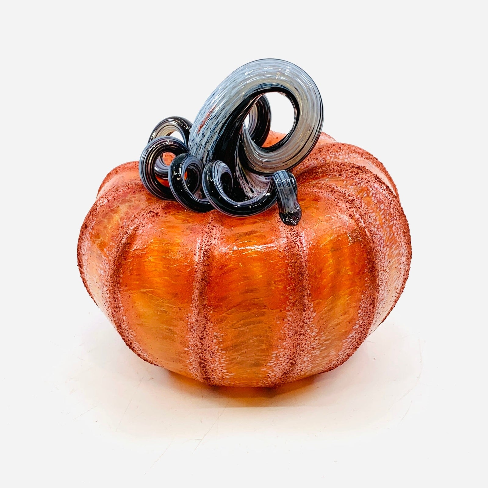 Daily Pumpkin 69 Fall Shimmer Squat Daily Pumpkin Luke Adams Glass Blowing Studio 