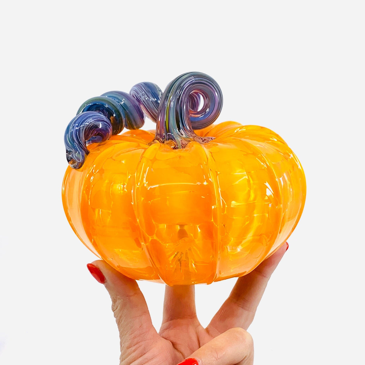 Daily Pumpkin 750 Squat Gabby Luke Adams Glass Blowing Studio 