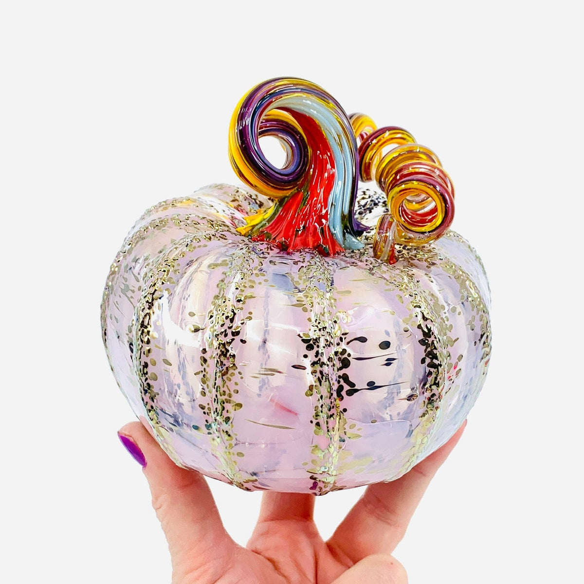 Daily Pumpkin 2979 Squat Gabby Luke Adams Glass Blowing Studio 