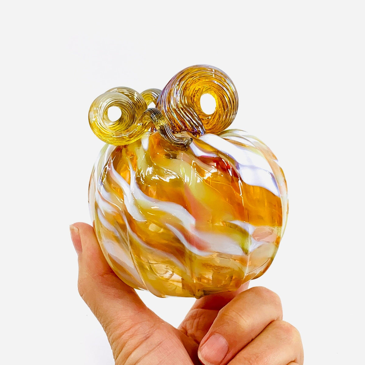Daily Pumpkin 2866 Mini Gabby Luke Adams Glass Blowing Studio 