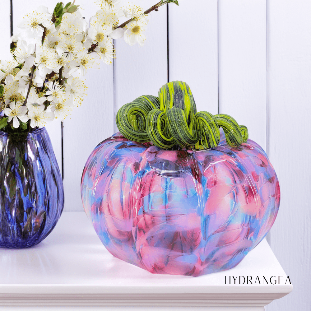 Hydrangea Squat Pumpkin Production Pumpkin Luke Adams Glass Blowing Studio 