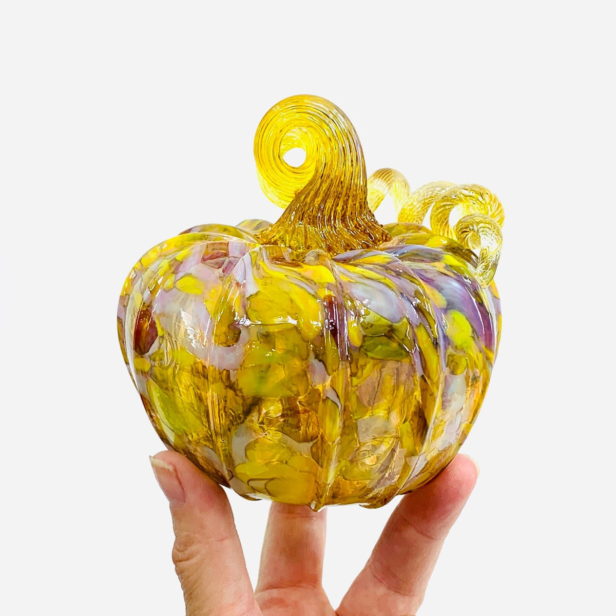 Daily Pumpkin 2792 Squat Gabby Luke Adams Glass Blowing Studio 