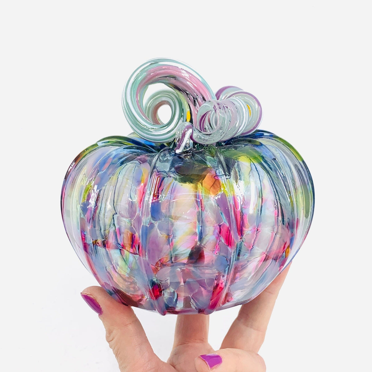 Daily Pumpkin 3045 Squat Gabby Luke Adams Glass Blowing Studio 