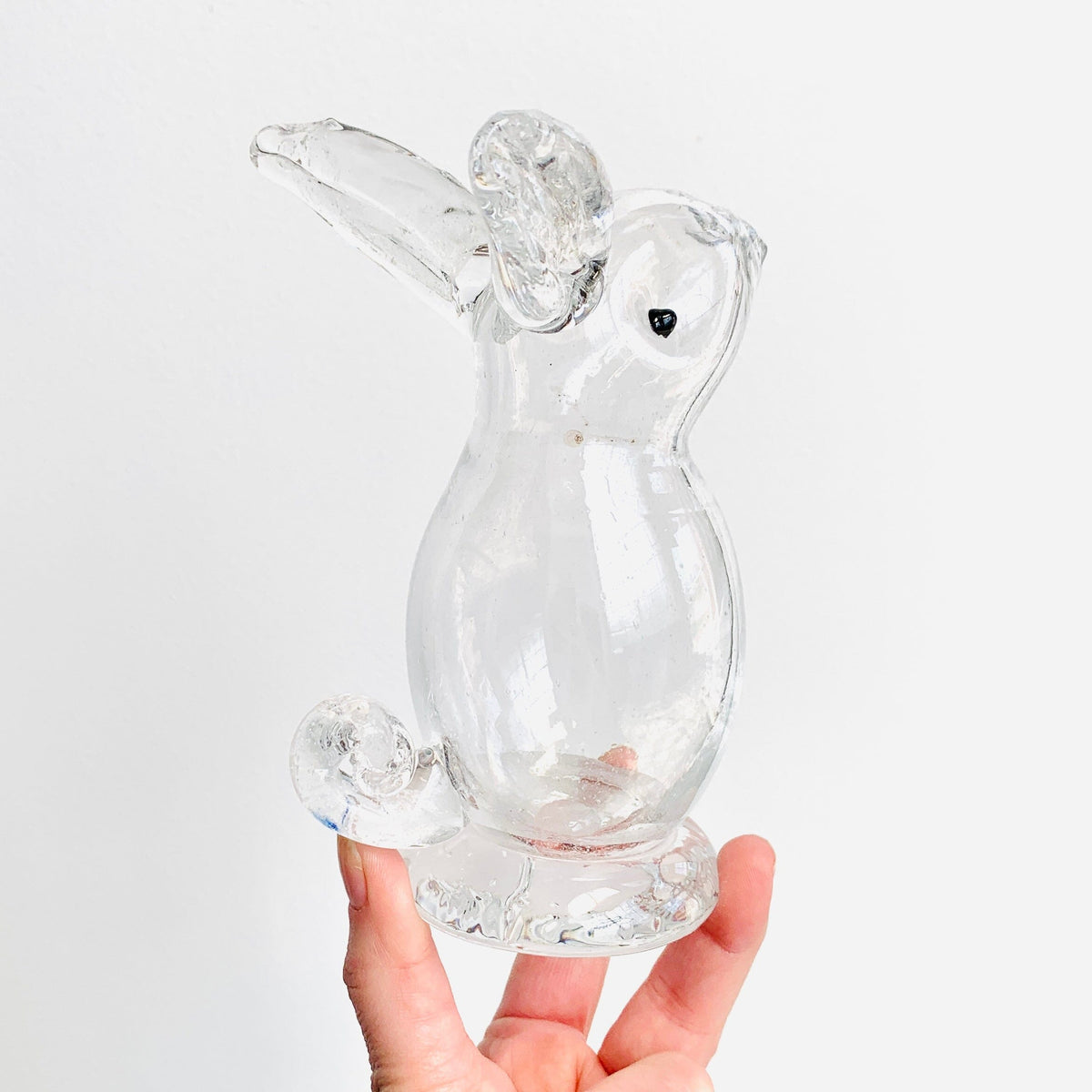 Daily Bunny 288 - Crystal Gabby Luke Adams Glass Blowing Studio 