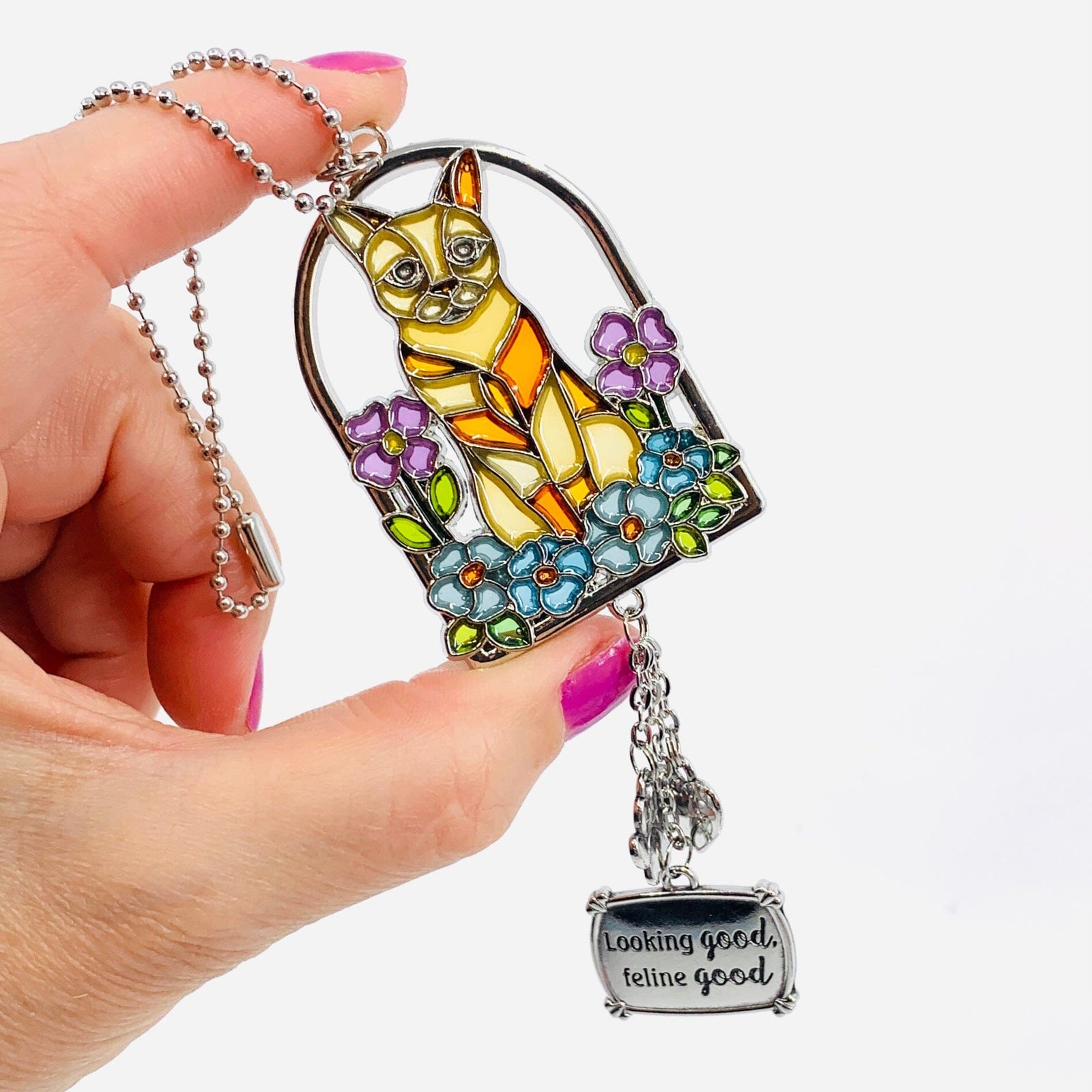 Looking Good Enamel Car Charm Ornament GANZ 