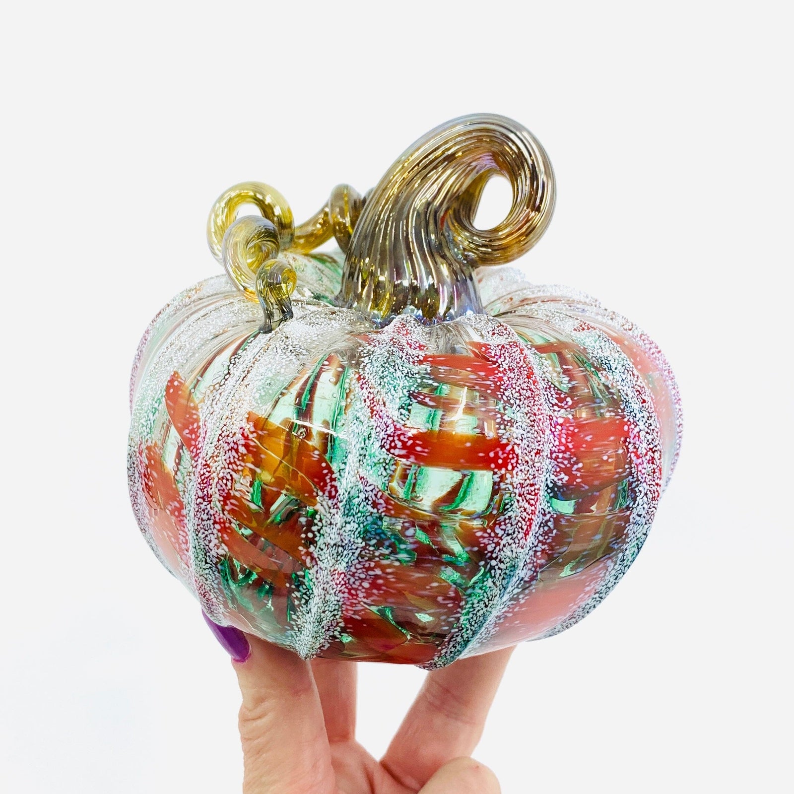 Daily Pumpkin 3126 Practice Squat Gabby Luke Adams Glass Blowing Studio 