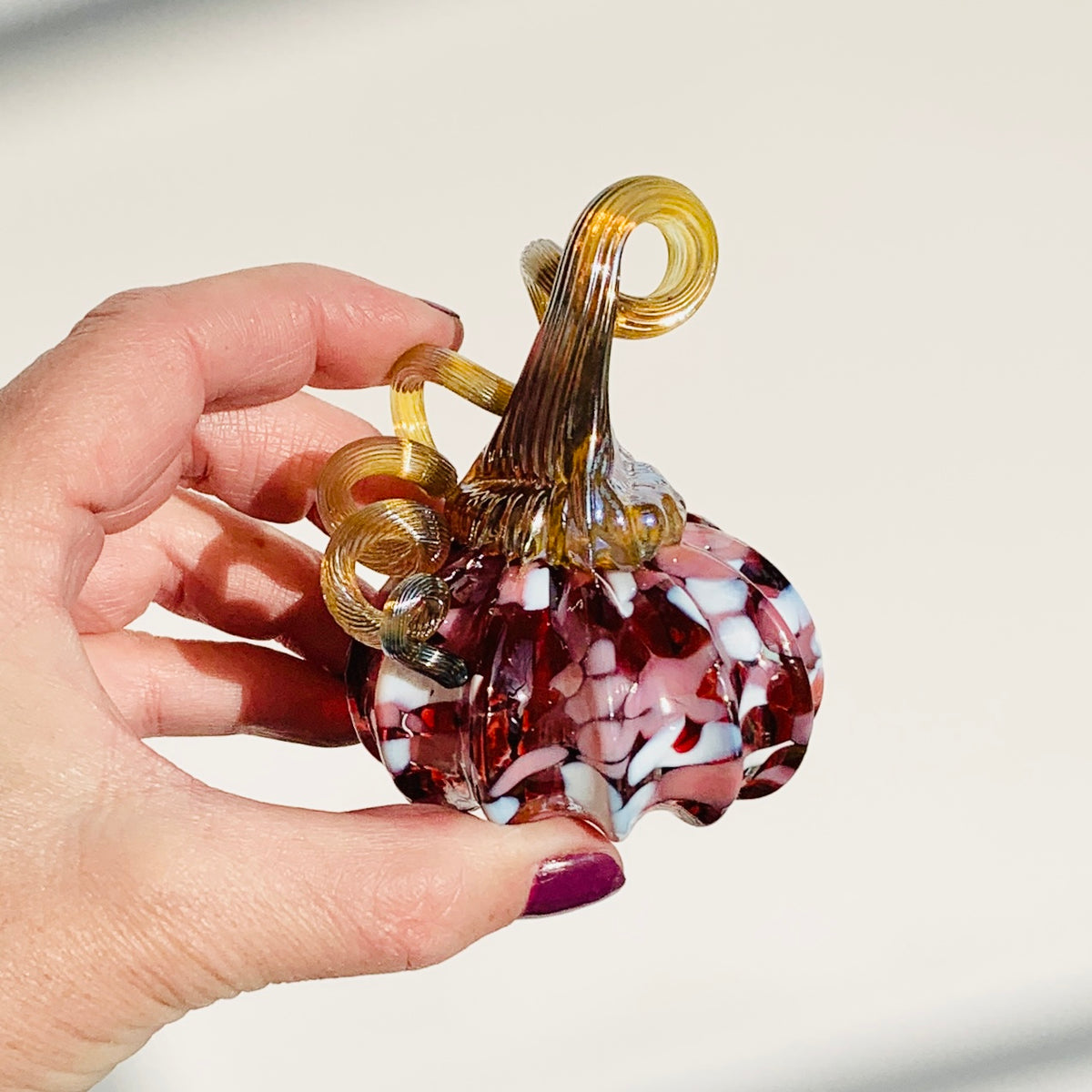 Daily Pumpkin 848 “Breast Cancer Awareness” Mini Paperweight