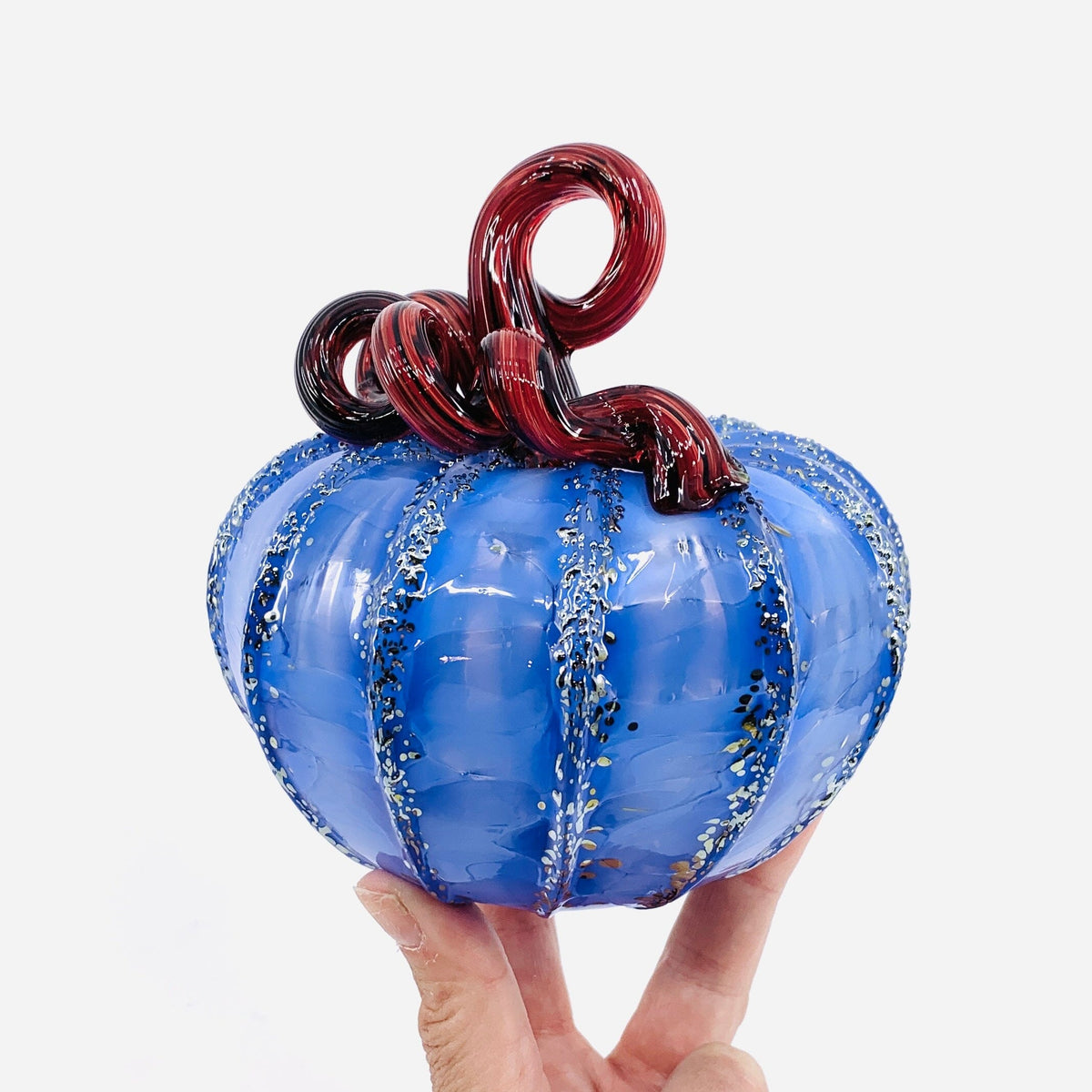 Daily Pumpkin 1085 Holiday Squat Gabby Luke Adams Glass Blowing Studio 