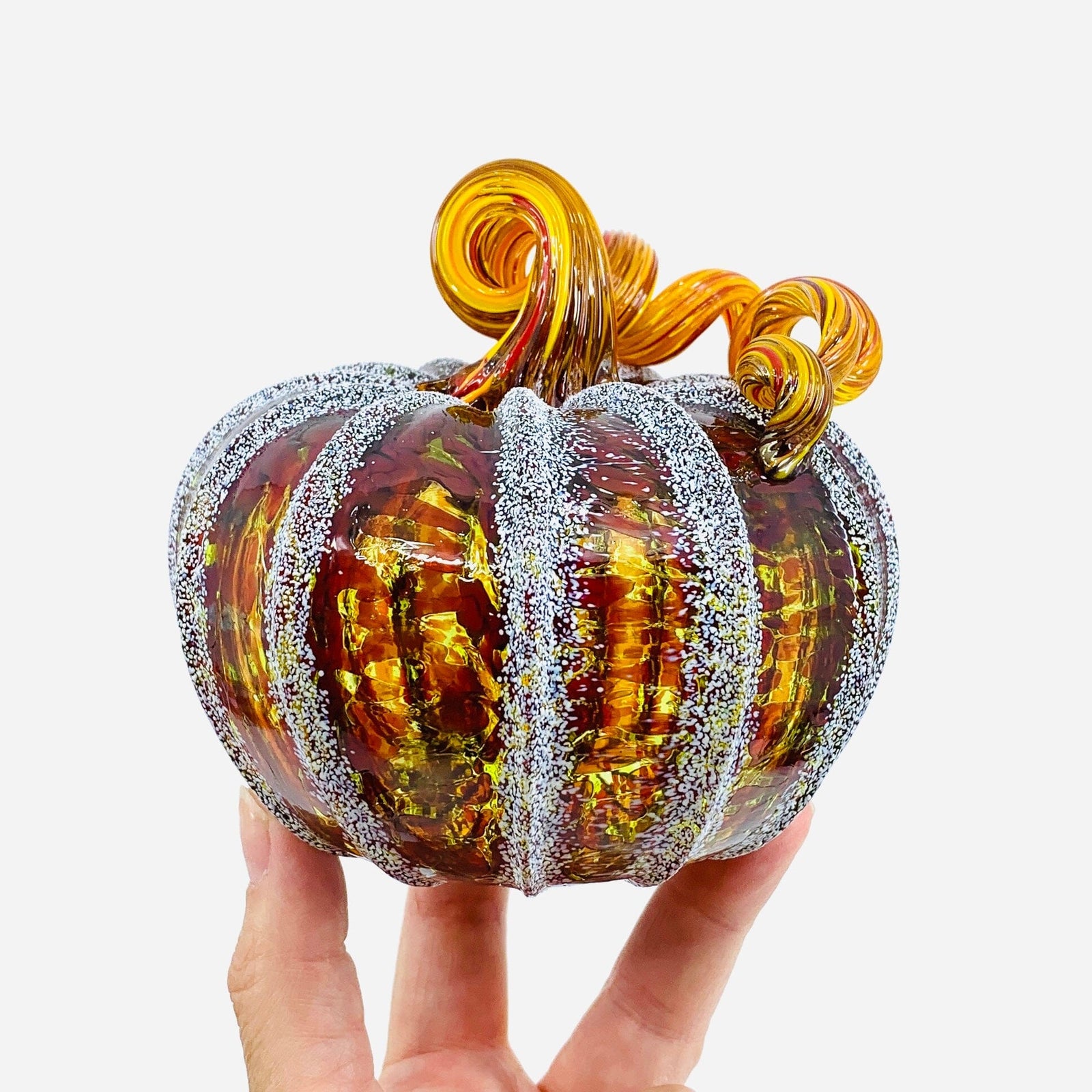 Daily Pumpkin 2534 Squat Gabby Luke Adams Glass Blowing Studio 
