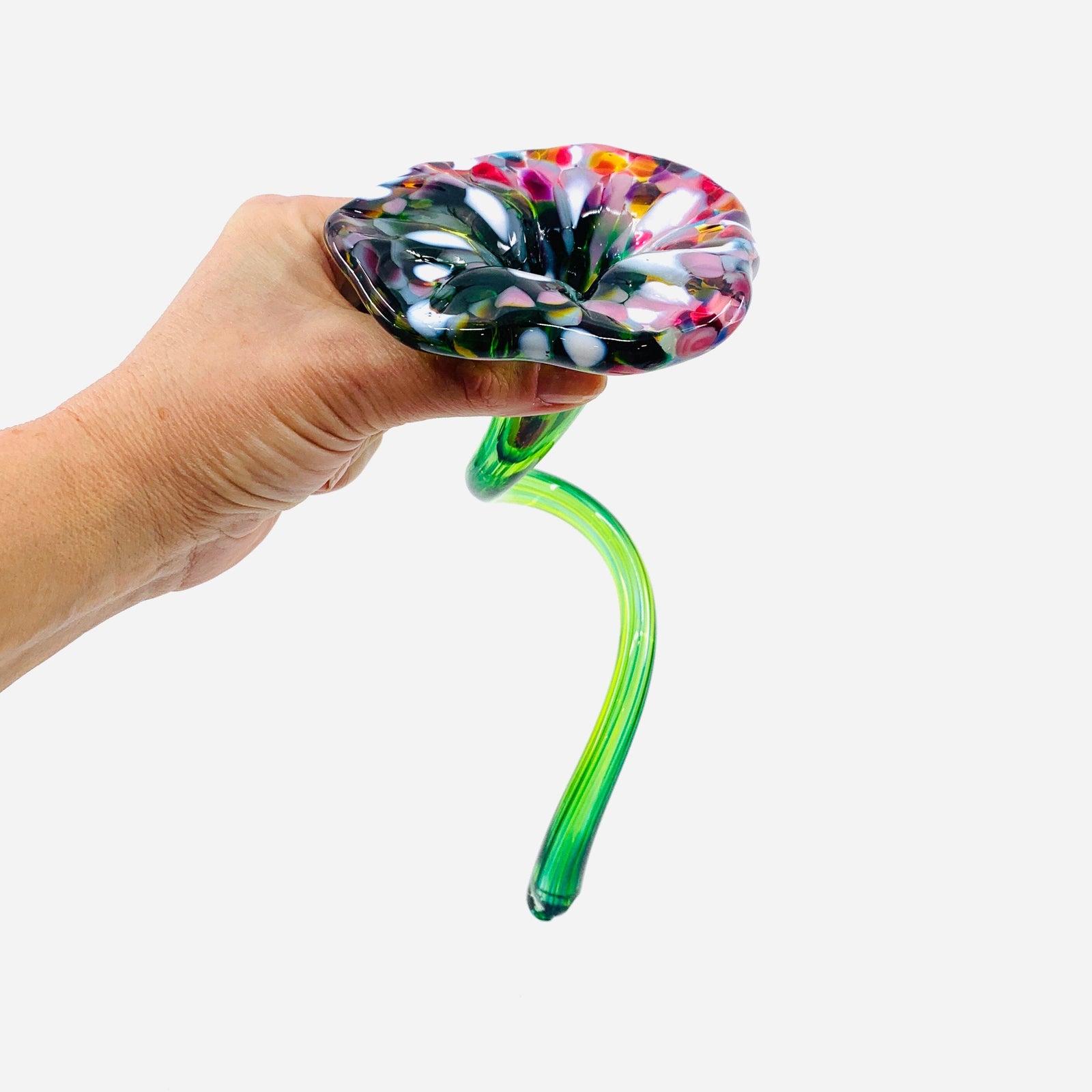 Pulled Glass Flower 47 Decor Luke Adams Glass Blowing Studio 