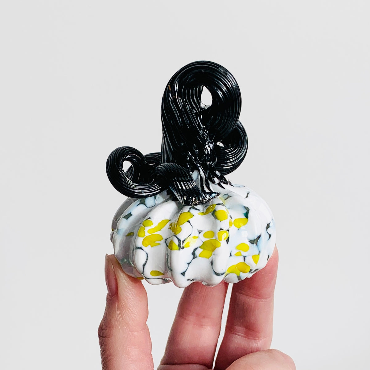 Daily Pumpkin 1313 Mini Paperweight Daily Pumpkin Luke Adams Glass Blowing Studio 