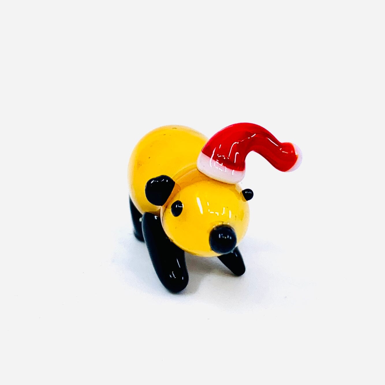 Glass Santa Hat Capybara Miniature Alex 