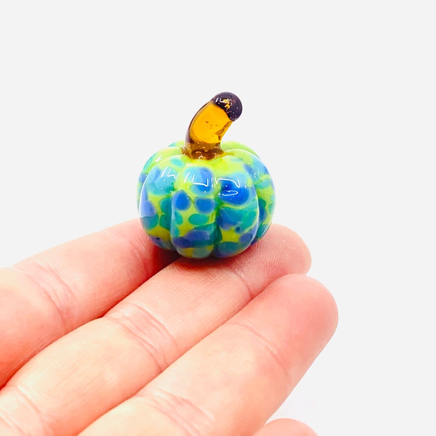 Statement Pumpkin Blue Green Confetti 54 Miniature - 