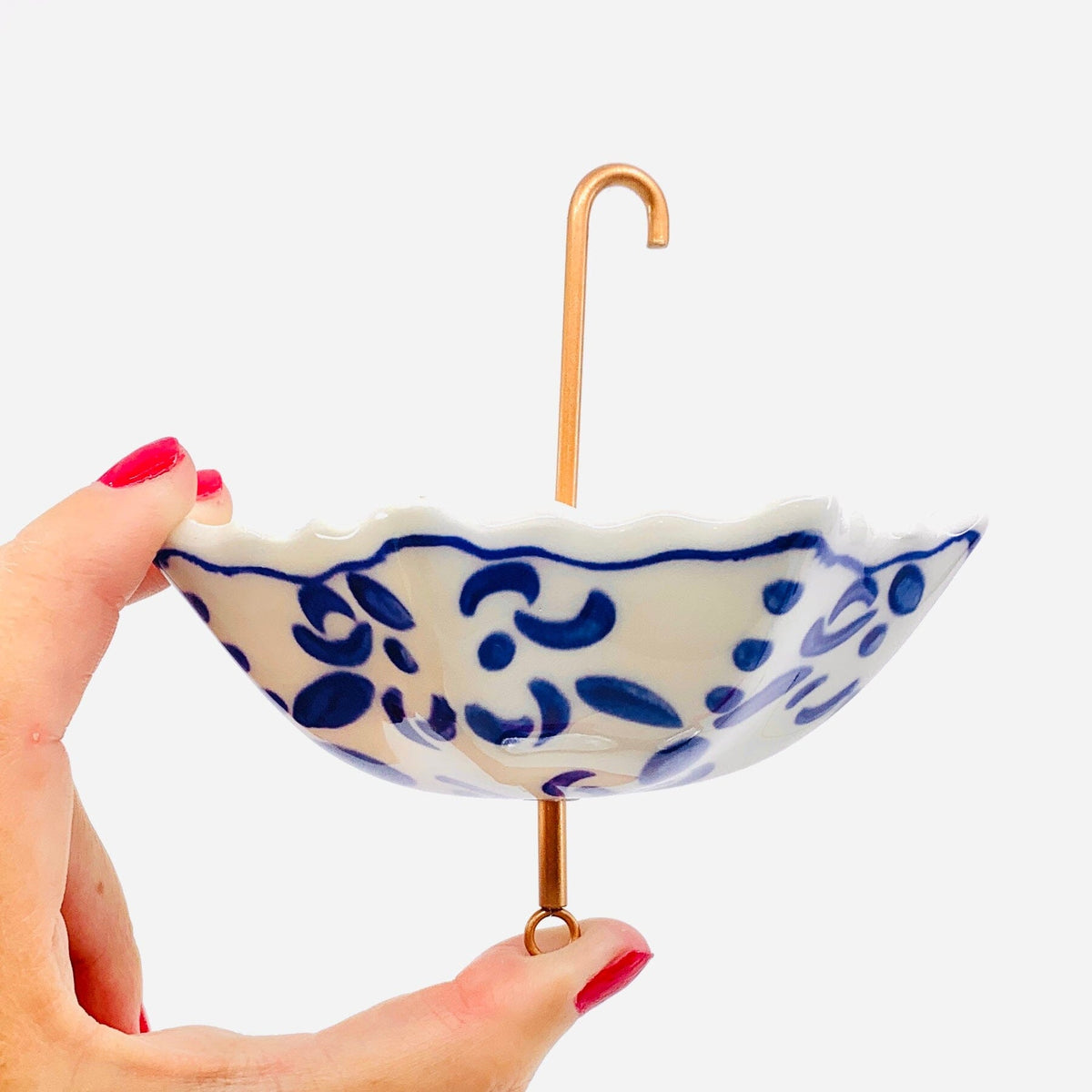 Stoneware Umbrella Ornaments Decor Creative Co-op 