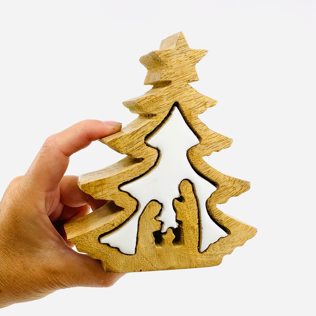 Wooden Forest Nativity