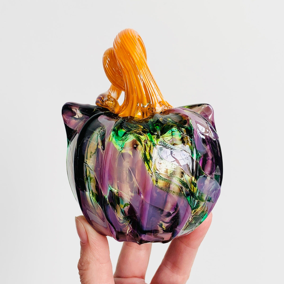 Daily Catkin 1314 Daily Pumpkin Luke Adams Glass Blowing Studio 
