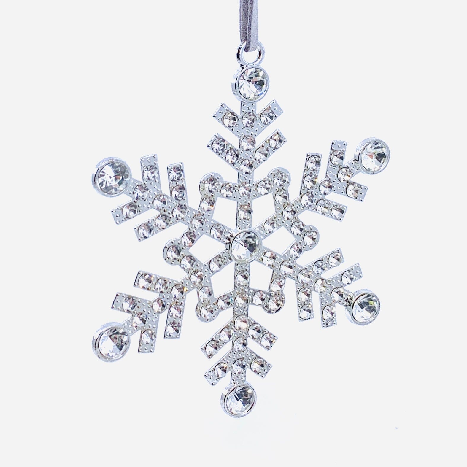 Crystal Snowflake Ornament Oak Street 
