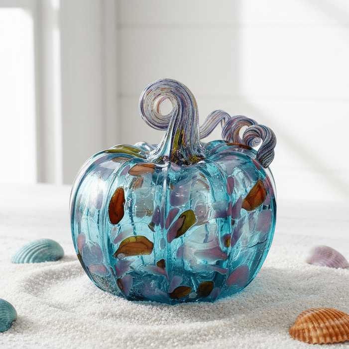Daily Pumpkin 2260 Squat Gabby Luke Adams Glass Blowing Studio 