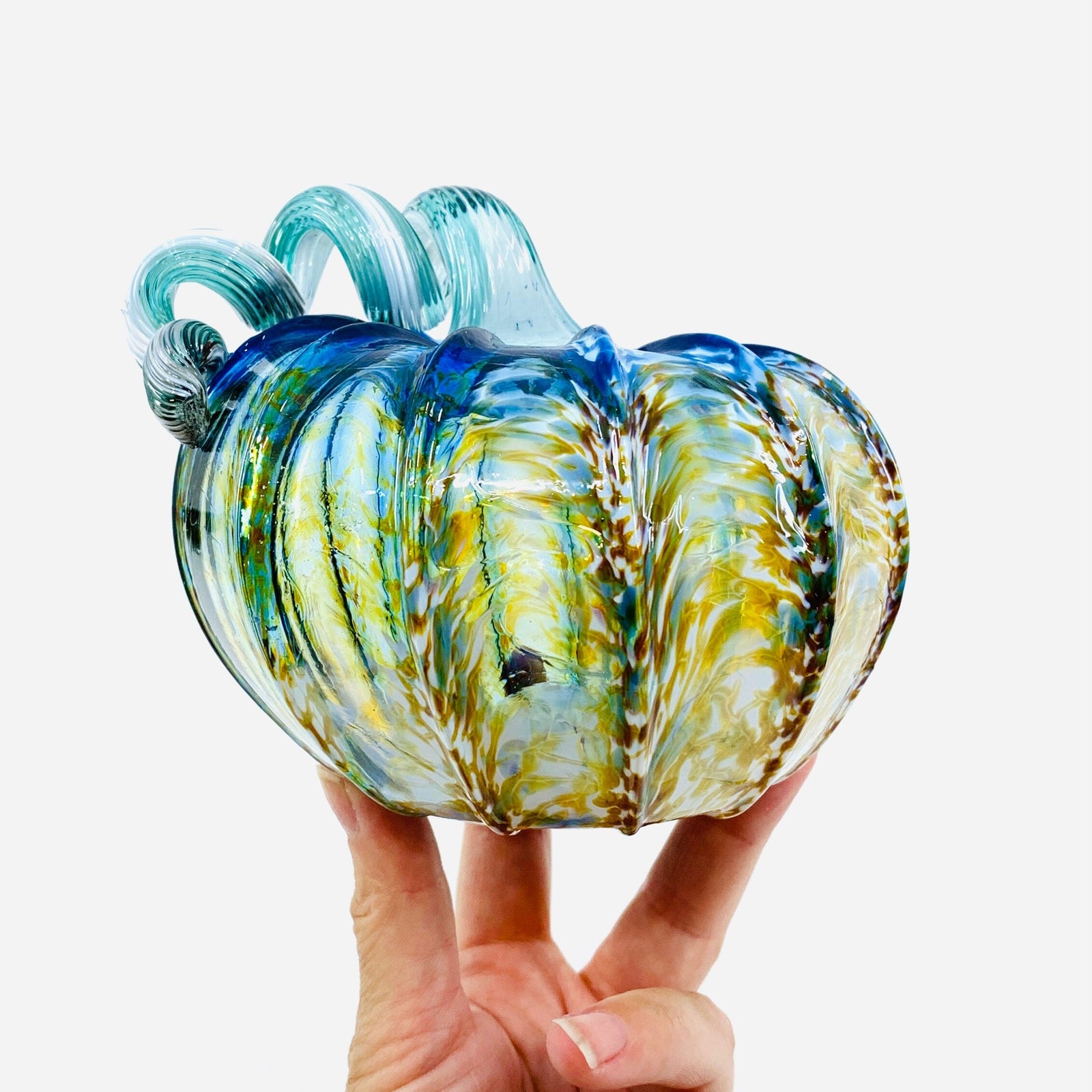 Daily Pumpkin 2902 Oops Squat Gabby Luke Adams Glass Blowing Studio 