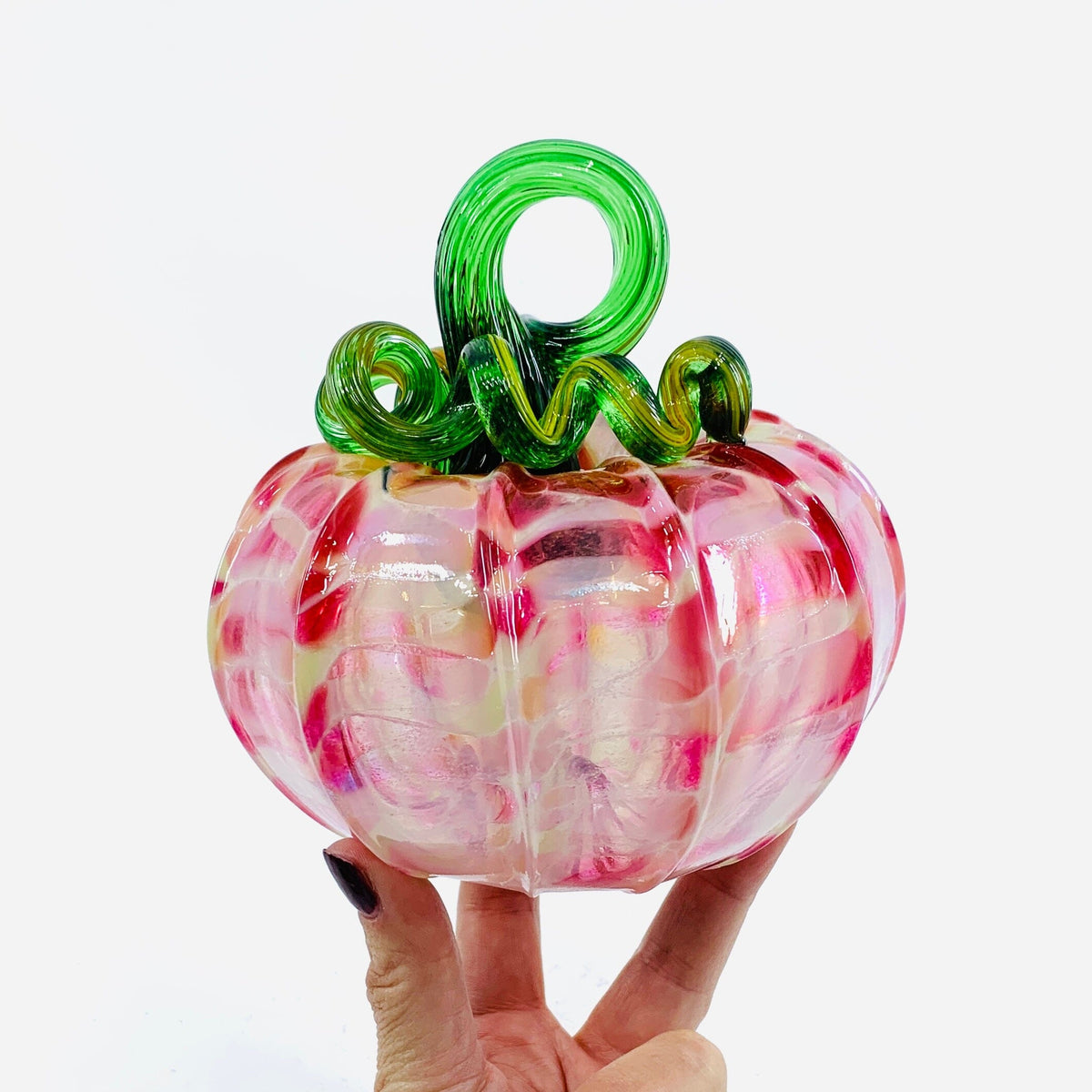 Daily Pumpkin 3914 Fall Squat Gabby Luke Adams Glass Blowing Studio 