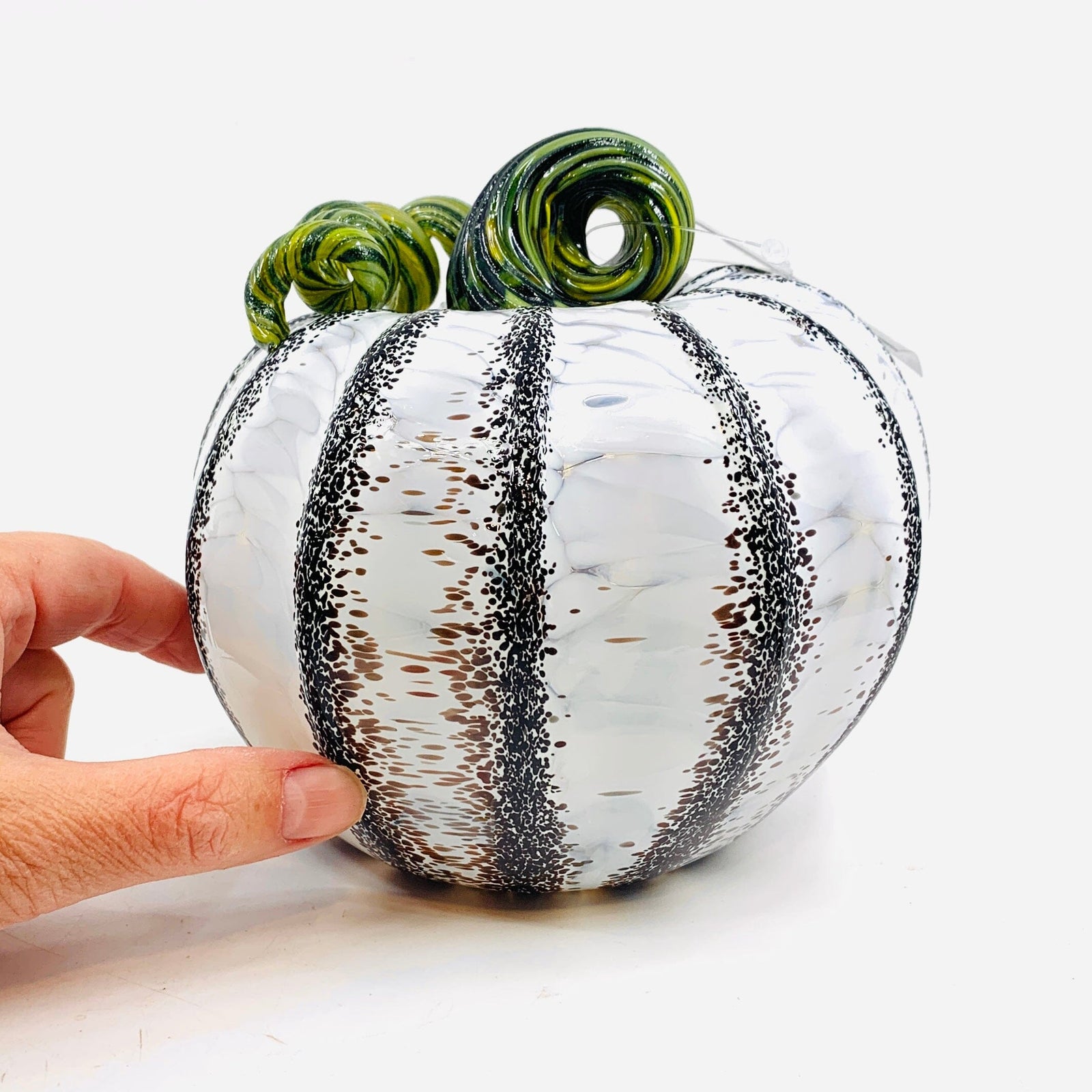 Lost Inventory 1096 BeetleJuice Medium Daily Pumpkin Luke Adams Glass Blowing Studio 