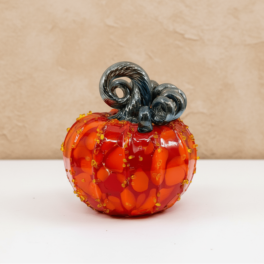 Daily Pumpkin 107 Squat Gabby Luke Adams Glass Blowing Studio 