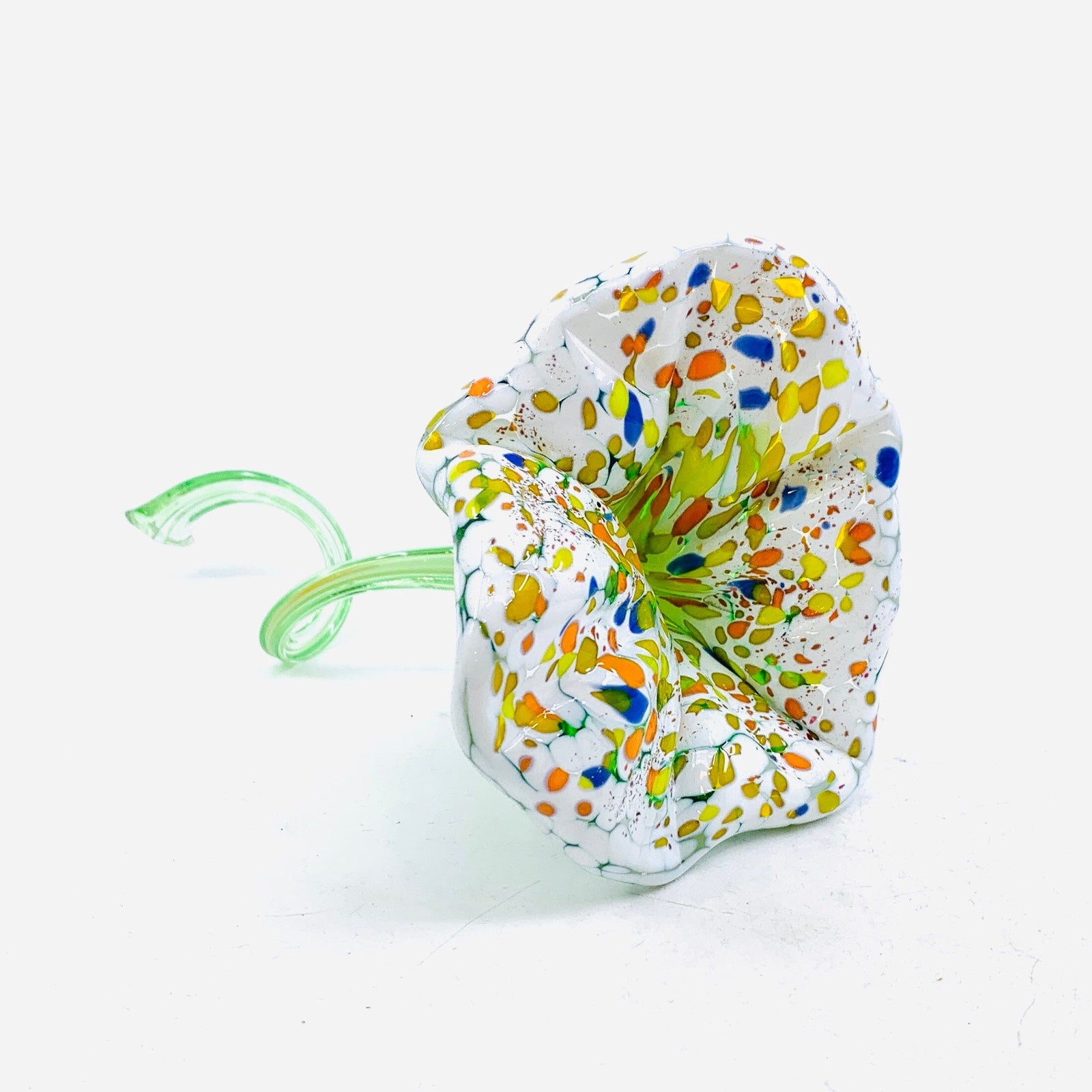 Pulled Glass Flower 153 Decor Luke Adams Glass Blowing Studio 