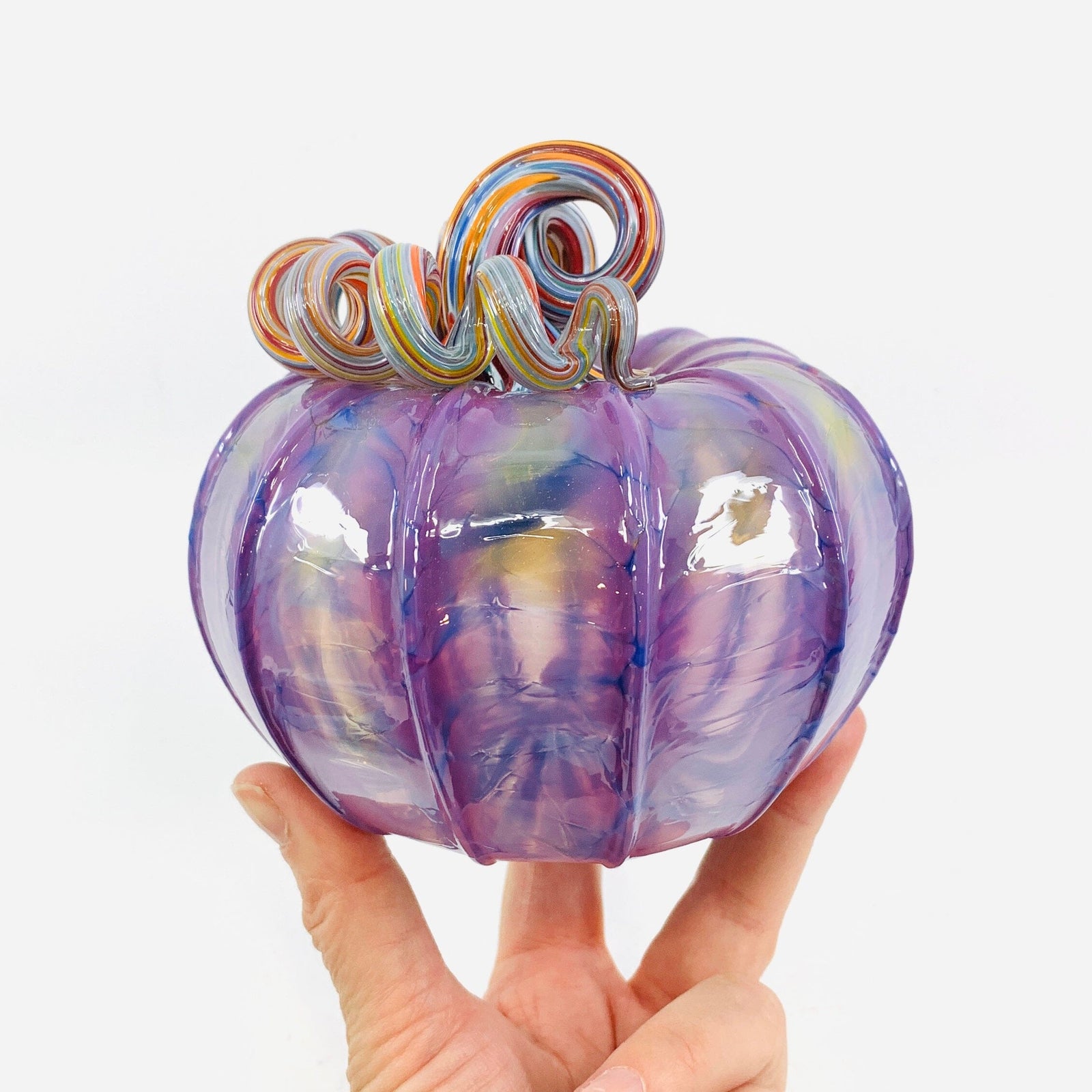 Daily Pumpkin 1058 Squat Gabby Luke Adams Glass Blowing Studio 