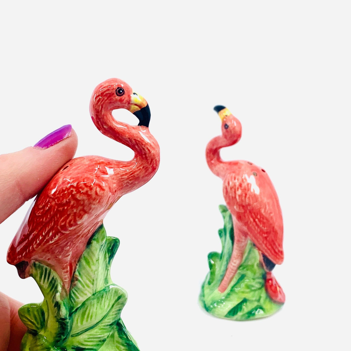 Flamingos Salt and Pepper Shakers COSMOS 