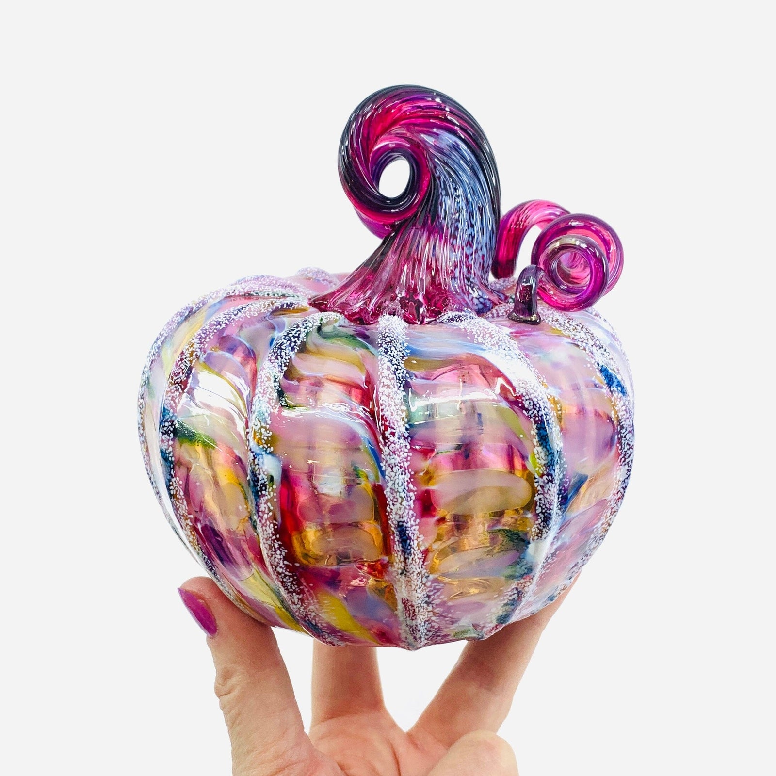 Daily Pumpkin 2722 Sweetheart Squat Gabby Luke Adams Glass Blowing Studio 