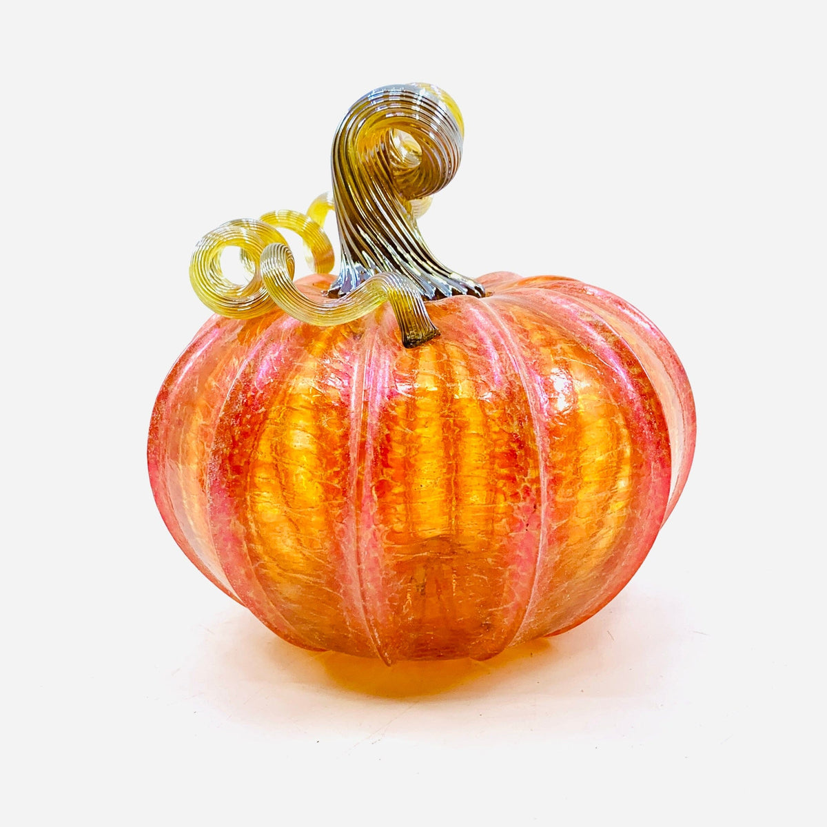 Daily Pumpkin 3801 Fall Squat Gabby Luke Adams Glass Blowing Studio 