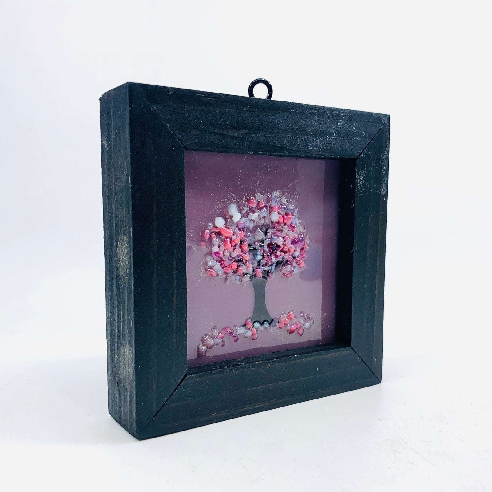Fused Glass Tree of Life Shadow Box 30 Decor Glimmer Glass Gifts 