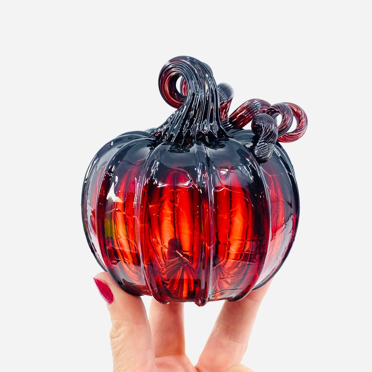 Daily Pumpkin 1989 Mini Gabby Luke Adams Glass Blowing Studio 
