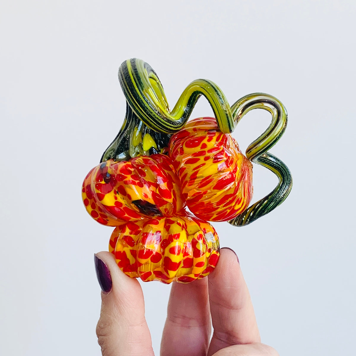 Daily Pumpkin 978 Mini Triplet Paperweight