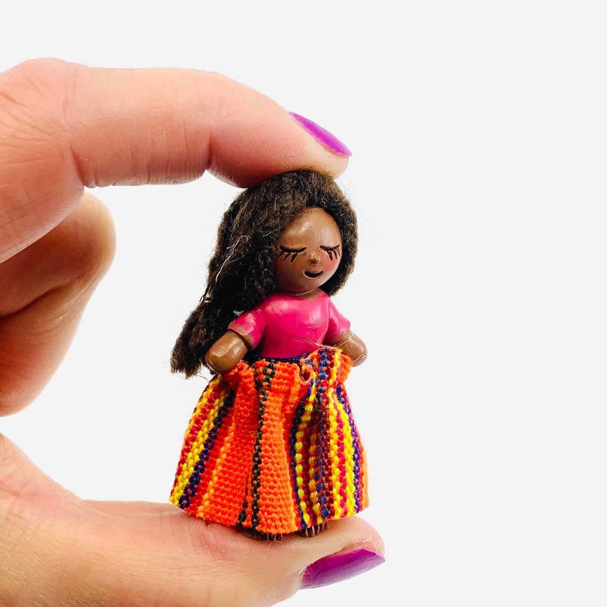 Your Very Own WORRY DOLL Charm - PT163 Miniature GANZ Pink 