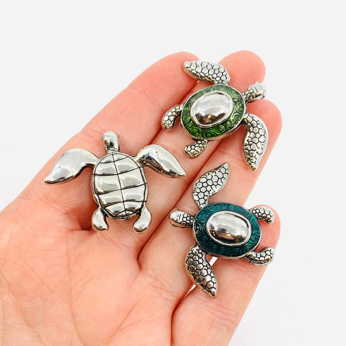 Good Luck Sea Turtle Pocket Charm PT26 Miniature GANZ 