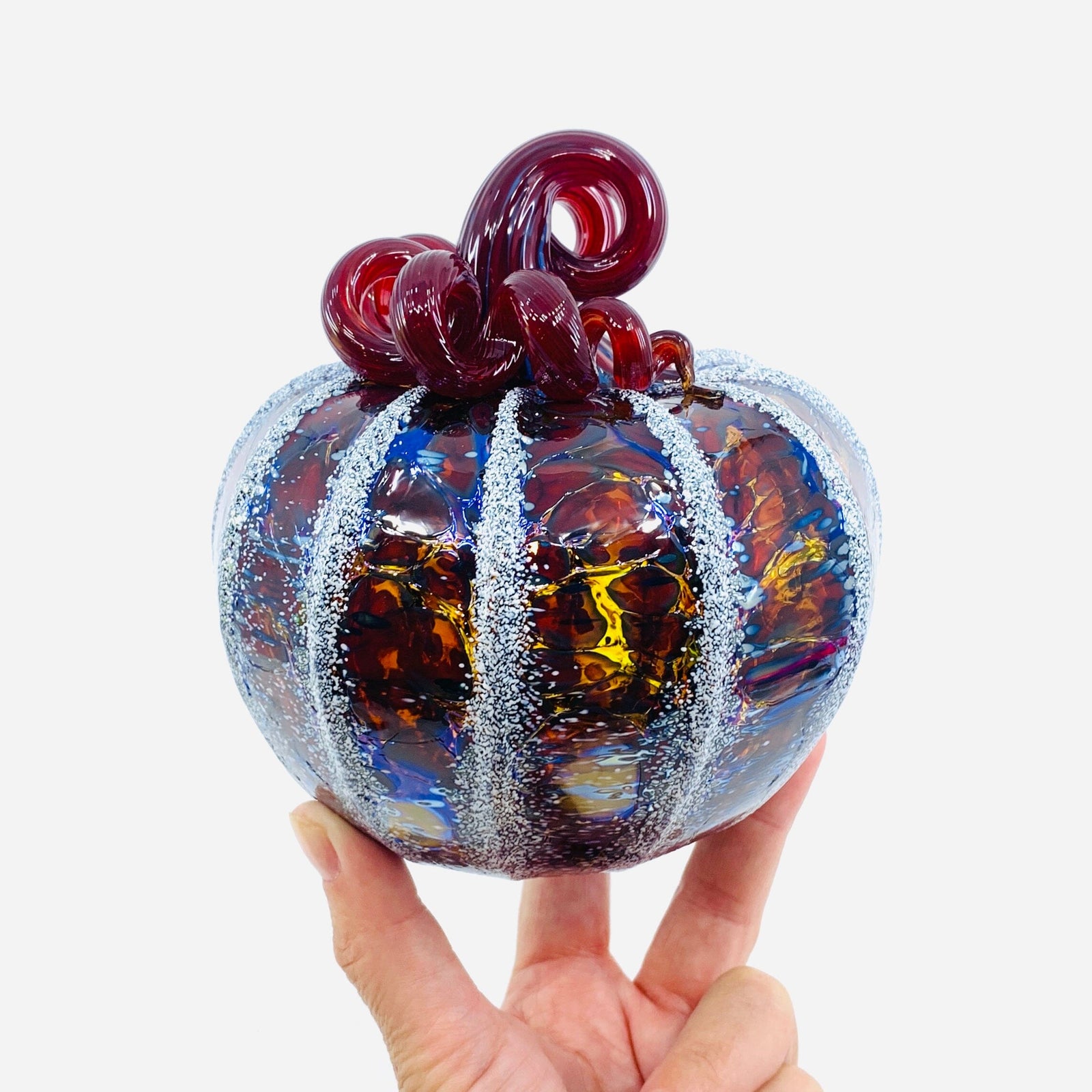 Daily Pumpkin 2088 Squat Gabby Luke Adams Glass Blowing Studio 