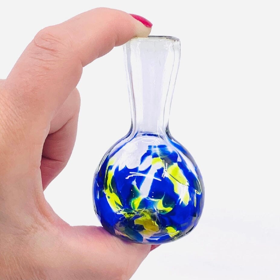 BLACK FRIDAY Assorted Little Dandelion Vases Henrietta Glass 