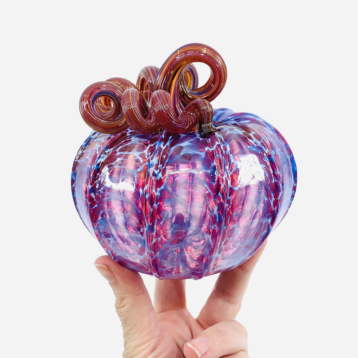Daily Pumpkin 977 Squat Gabby Luke Adams Glass Blowing Studio 