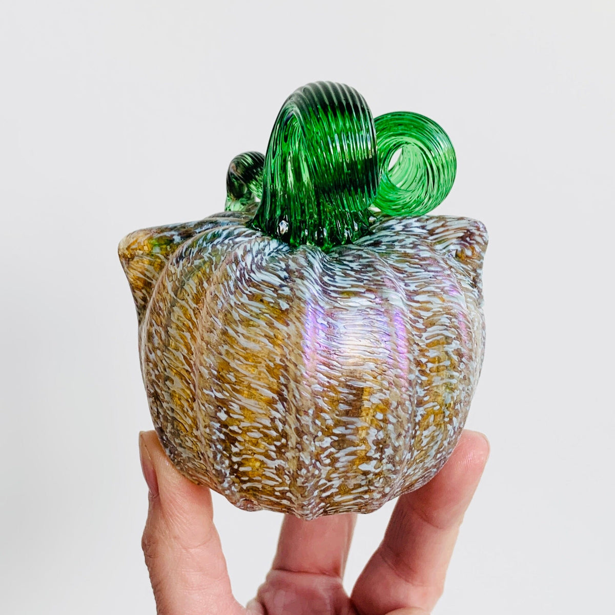 Daily Catkin 1298 Daily Pumpkin Luke Adams Glass Blowing Studio 