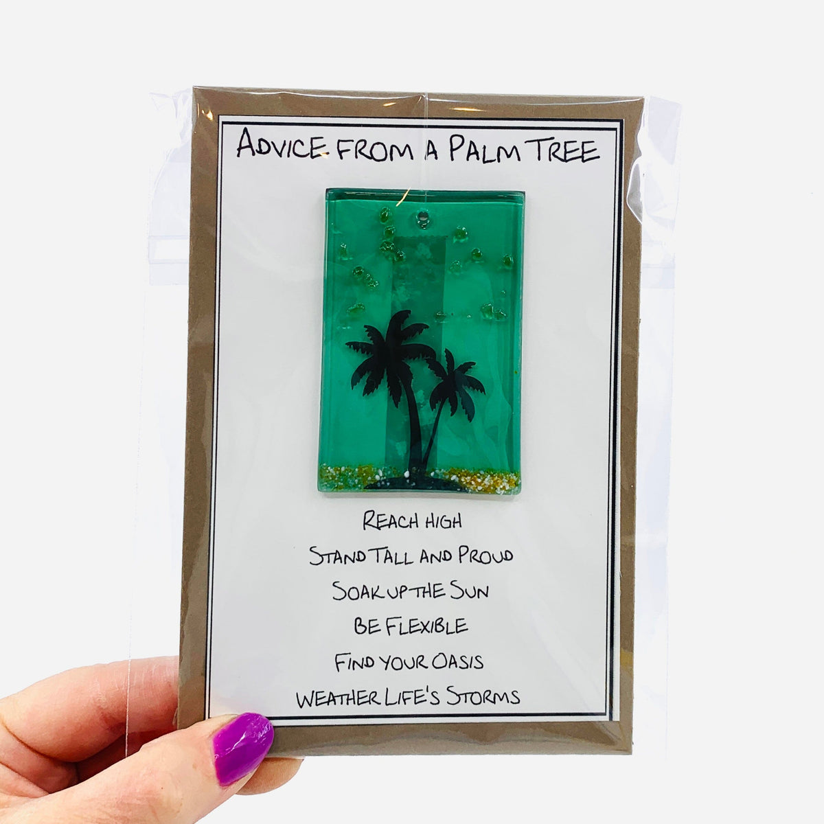 Fused Glass Advice From a Palm Tree 10 Decor Glimmer Glass Gifts 