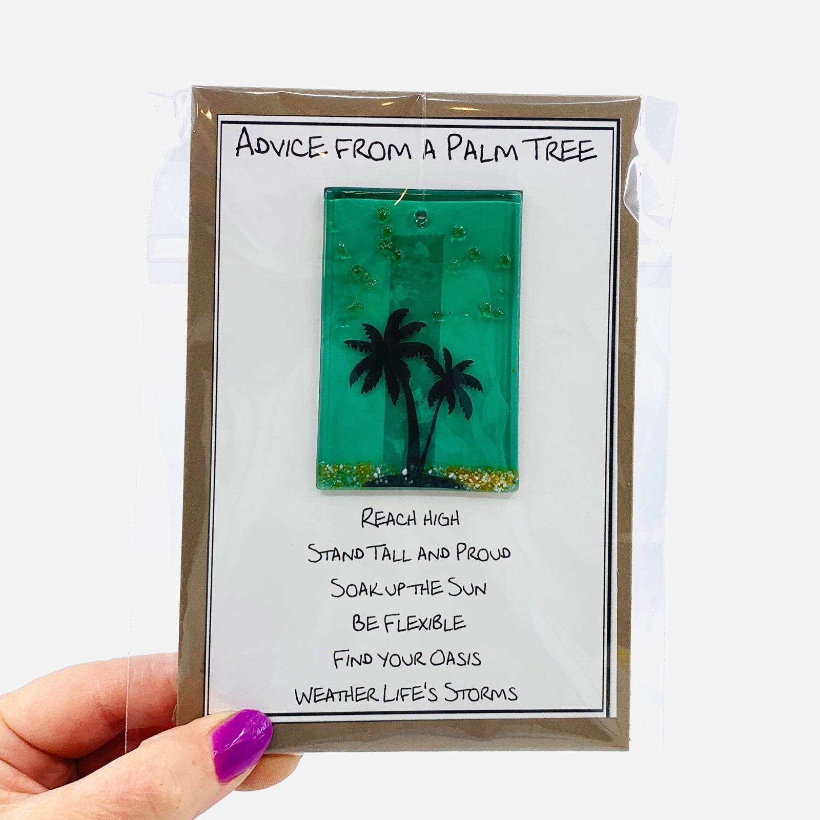 Fused Glass Advice From a Palm Tree 10 Decor Glimmer Glass Gifts 