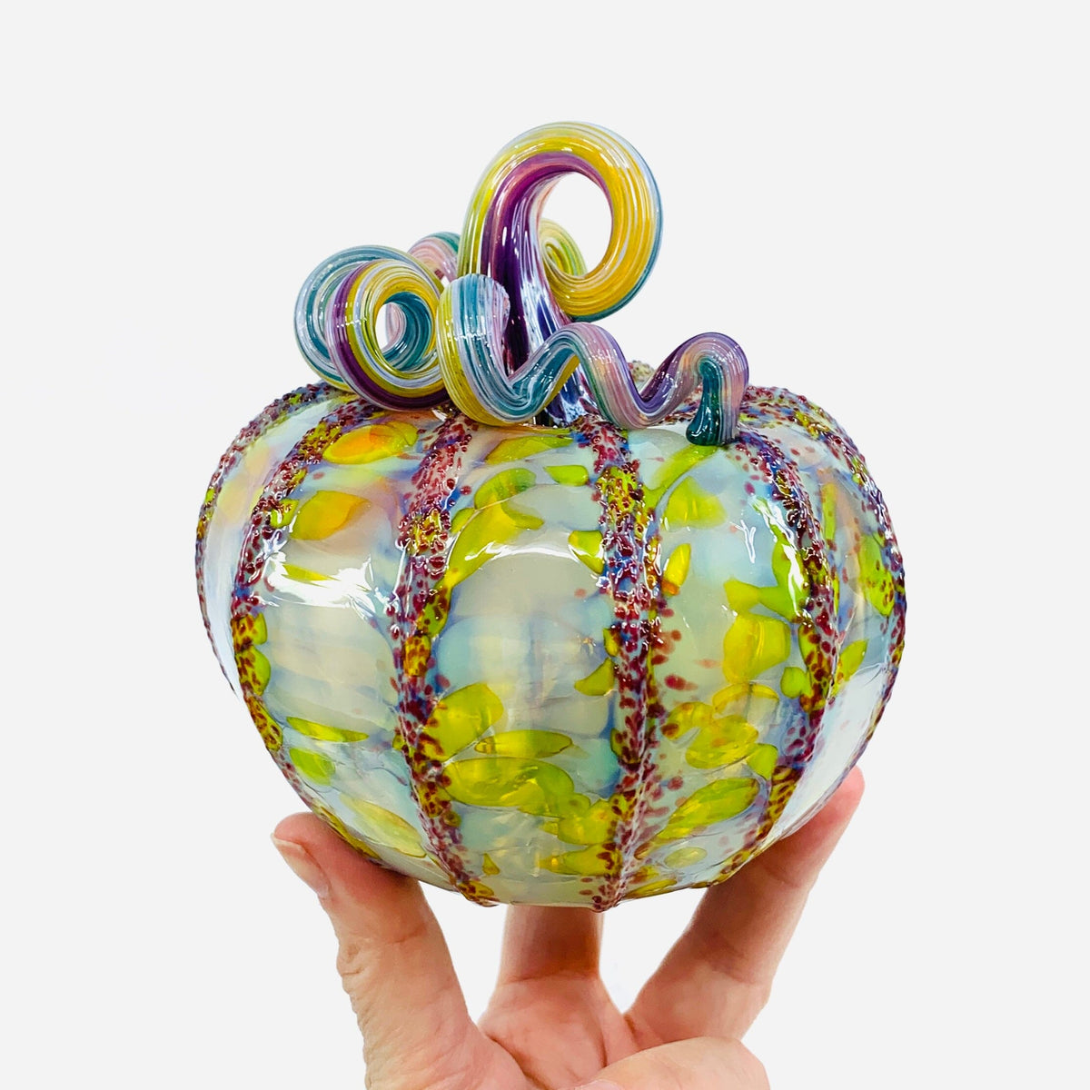 Daily Pumpkin 978 Squat Gabby Luke Adams Glass Blowing Studio 
