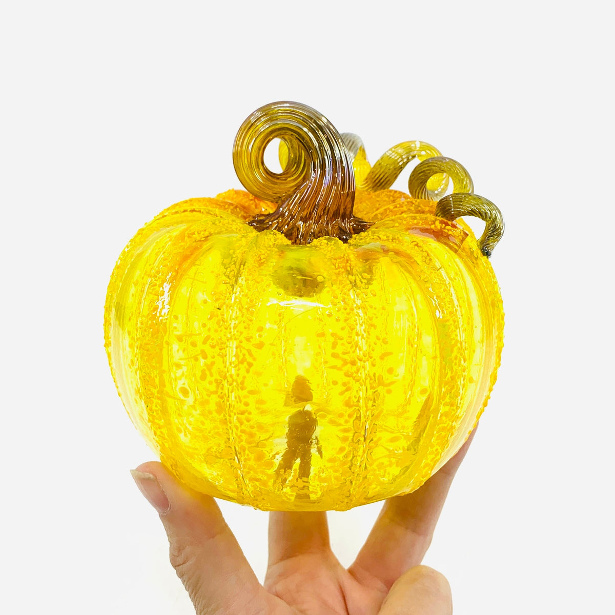Daily Pumpkin 3149 Fall Squat Gabby Luke Adams Glass Blowing Studio 