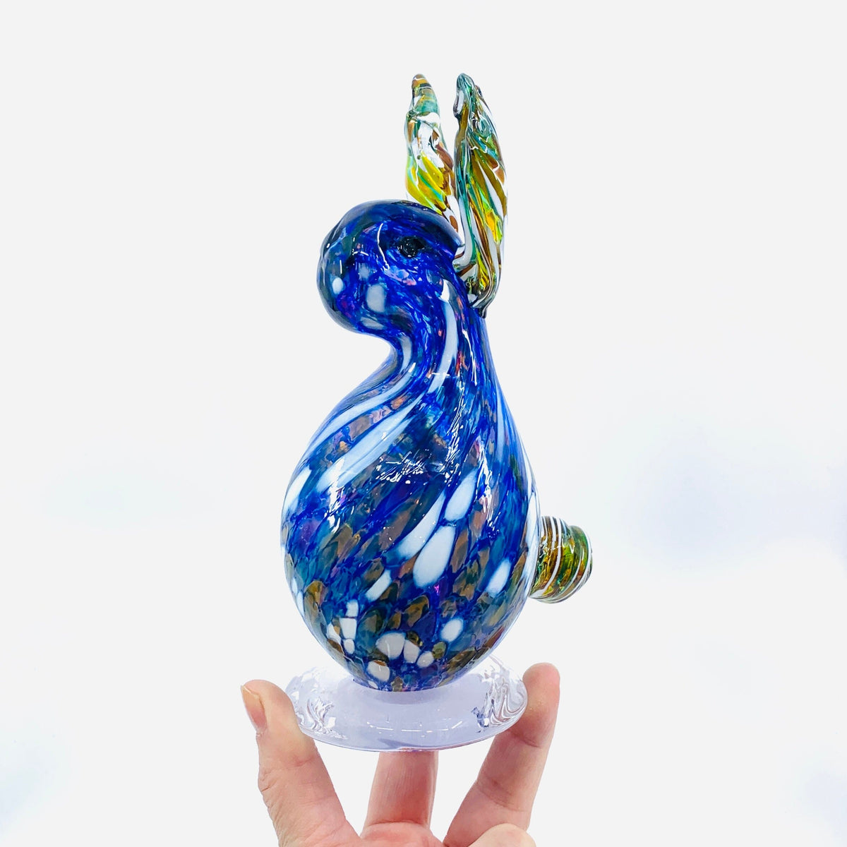 Daily Bunny 40 - Bluey Gabby Luke Adams Glass Blowing Studio 