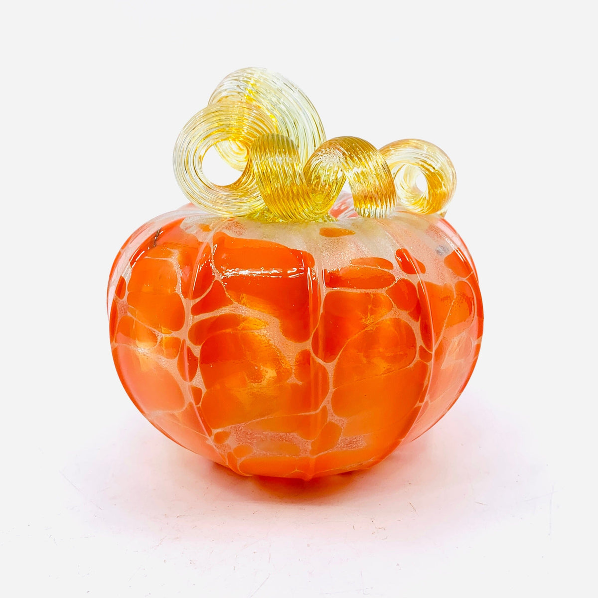 Daily Glow Pumpkin 216 Fall Squat Daily Pumpkin Luke Adams Glass Blowing Studio 